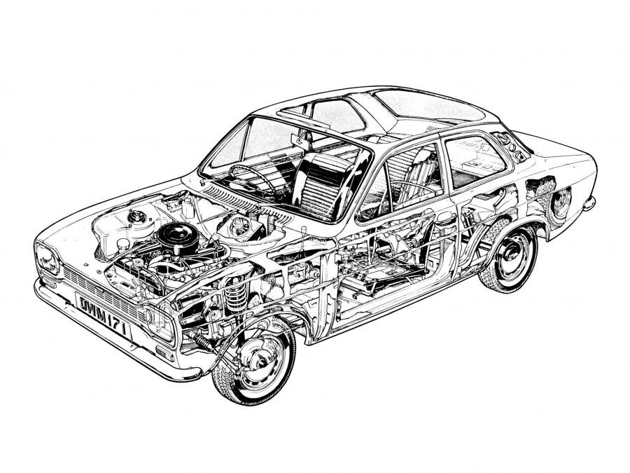  Ford Escort Coupe 1968 года  (фото 2 из 5)